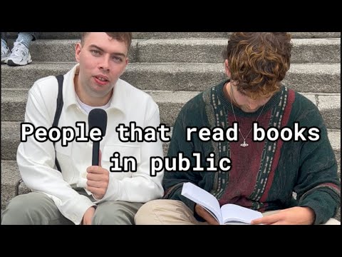 Cultural observations people that read books in public