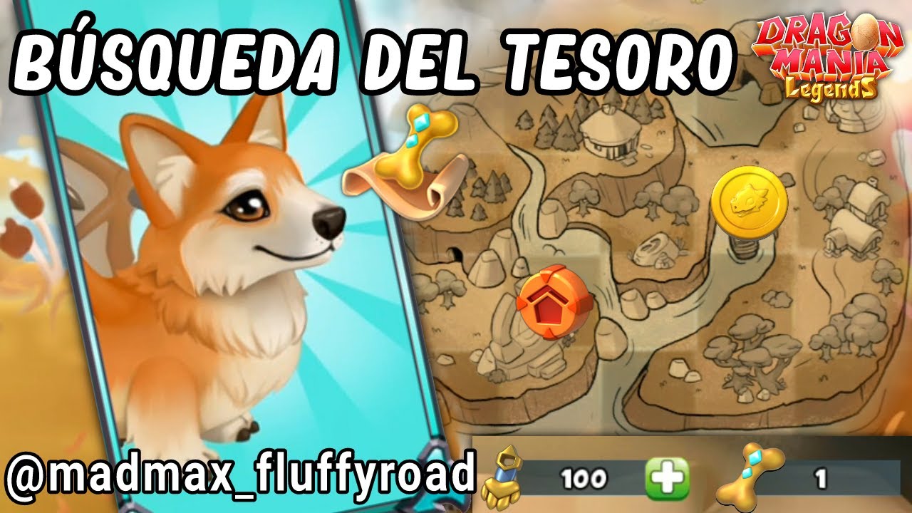 Dragon Maxine la Búsqueda del Tesoro Primitivo Especial de Animales - Dragon Mania Legends
