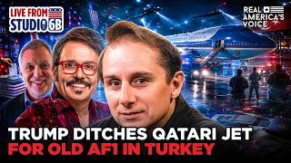 TRUMP DITCHES QATARI JET FOR OLD AF1 IN TURKEY | LIVE FROM STUDIO 6B
