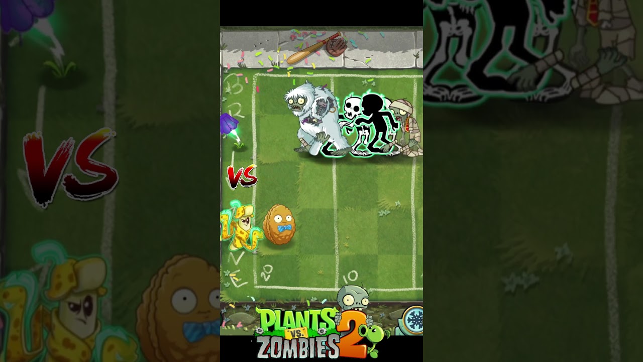 Lightning Reed VS Electric Peel Vs Team Zombie | Plants vs Zombies 2 
