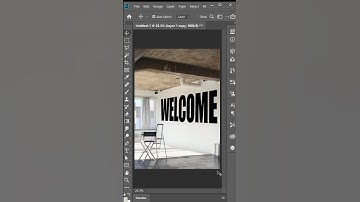 How to Add Text on Wall in Photoshop #shorts #tutorial #viral #photoshoptutorial #photoshop
