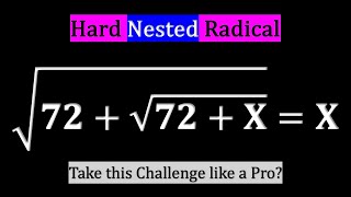 Nested Radical Difficult Question!