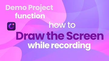 How to Draw on the Screen Whlie Recording