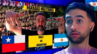 ESPAÑOL REACCIONA A PARADA MILITAR DE CHILE vs ARGENTINA 🇨🇱😱🇪🇸