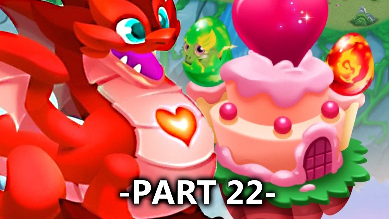 Valentine's Dragon + Island + Breeding Gameplay Part 22 | Dragon City