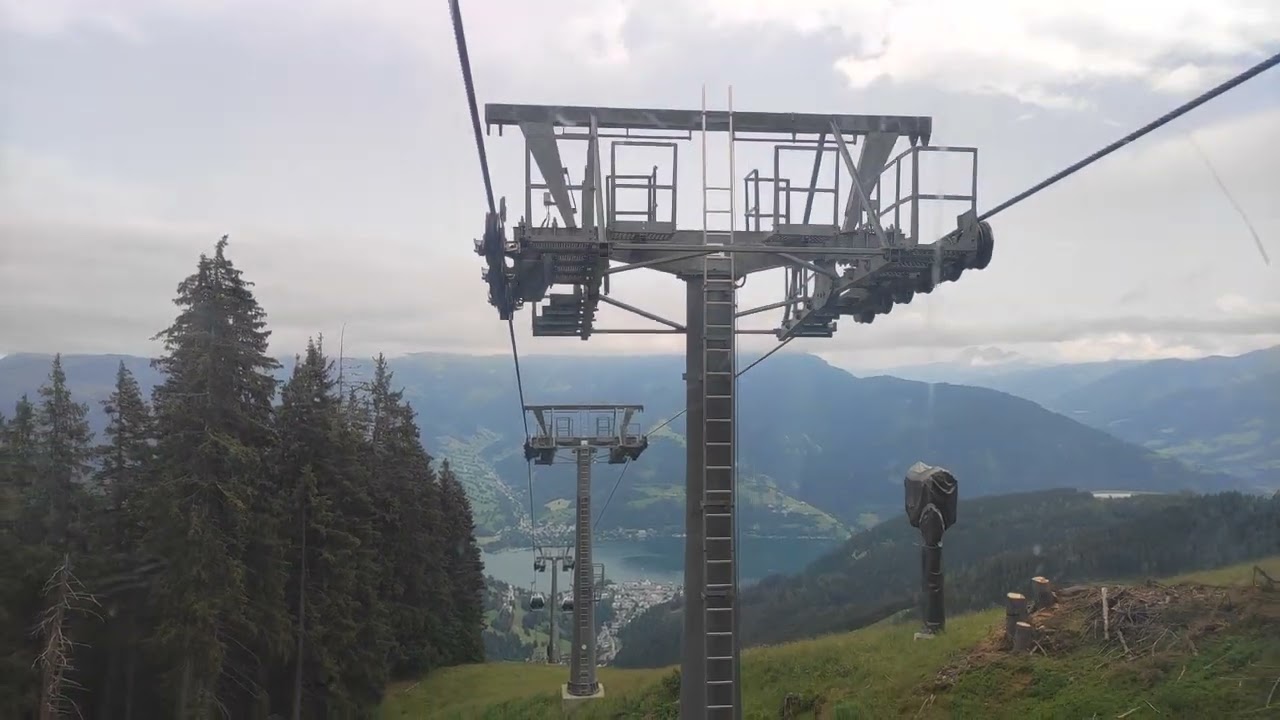 Schmittenhöhe Berg Hausberg Gipfel Seilbahn Trassxpress Alpe Zell am See Pinzgau Salzburg Österreich