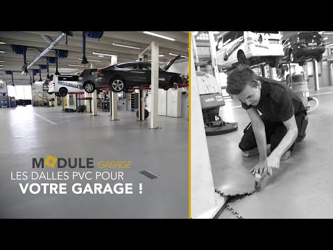 Dalle PVC Module Module Garage X7mm - Module Carré