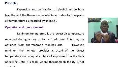 Agromet - Practicals - Air temperature - Basics 1