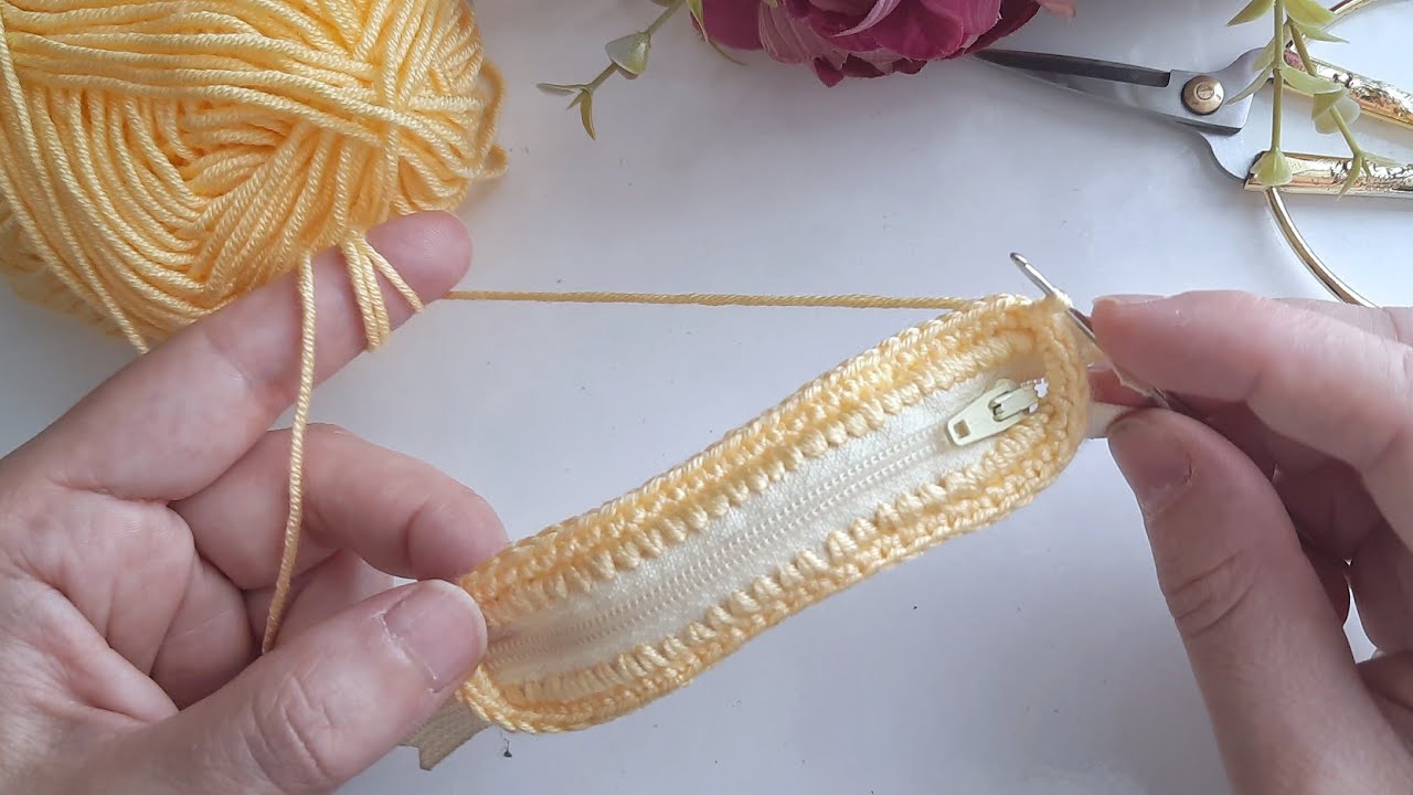 SÜPER FİKİR‼️👌🏻TIĞ İŞİ ÖRGÜ CÜZDAN/ÇANTA YAPILIŞI💯örgü cüzdan/çanta/kalemlik yapımı✅️nasıl yapılır