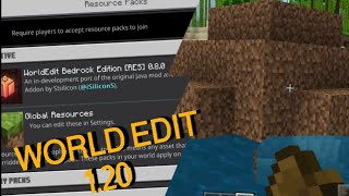 WORLD EDIT UNTUK MINECRAFT POCKET EDITION 1.20