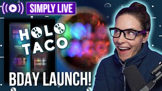 Holo Taco bday launch LIVE  Old lady party + loot bag reveal
