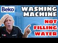 Washing Machine not Filling with water. How to diagnose the problem & test valves pressure switche