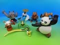 2008 KUNG FU PANDA SET OF 8 McDONALD'S HAPPY MEAL KID'S MOVIE TOY'S VIDEO REVIEW