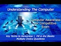 Understanding The Computer | Computer Awareness for Competitive Exam | Computer Fundamentals MCQ