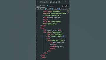 Image Overlay Using HTML & CSS #cssanimation #ccoding #webdevelopment #shorts