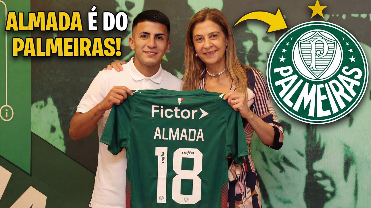HISTÓRICO! PALMEIRAS HUMILHA EUROPEUS E ACERTA PRÉ-CONTRATO COM ALMADA!