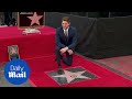'It's a beautiful day!:' Michael Buble receives Hollywood star