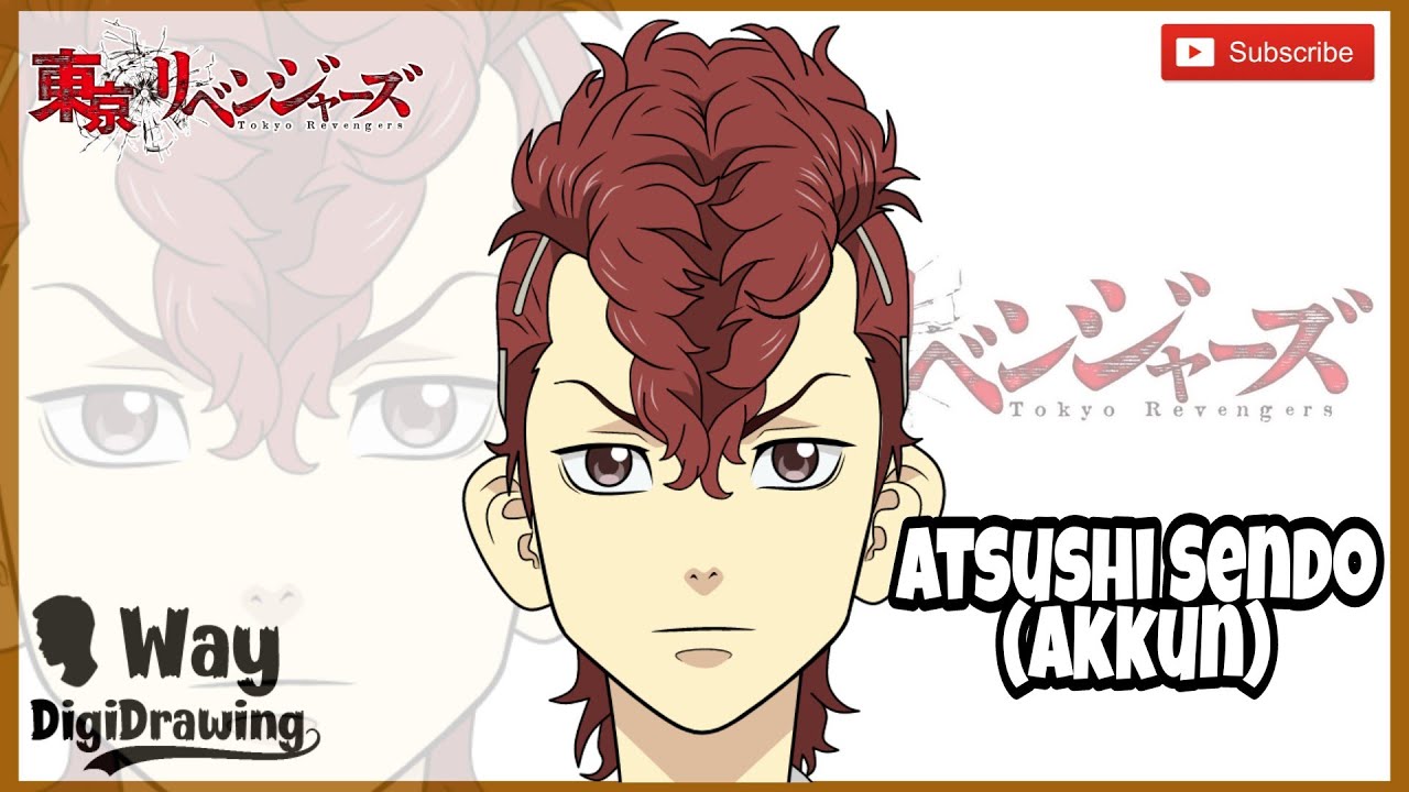 How to Draw Atsushi Sendo (Akkun) from Tokyo Revengers 