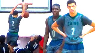 Lonzo Ball Technical Foul For Poster Dunk Stare Down