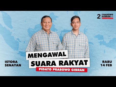 🔴 LIVE Streaming | Pidato Kemenangan Prabowo Gibran di Istora Senayan