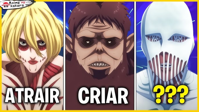 9 TITÃS PODERES E HABILIDADES (Shingeki No Kyojin - Attack On Titan)