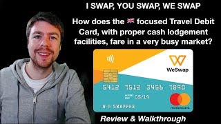 WeSwap - How does the 🇬🇧 resident Travel Card with cash handling stack up? Walkthrough & Review screenshot 1