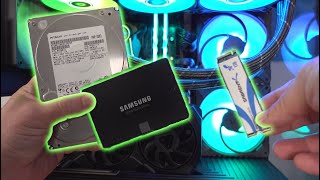 how to install a used hard drive in your pc and make it work - step by step install guide