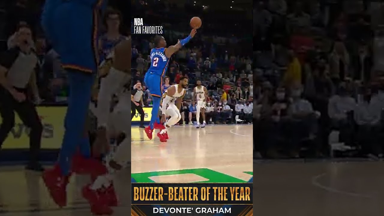 BUZZER-BEATER OF THE YEAR  2022 #NBAFanFavorites 