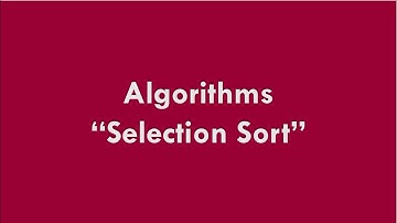 [3-2] CS50x In Arabic - Week 3 - Selection Sort