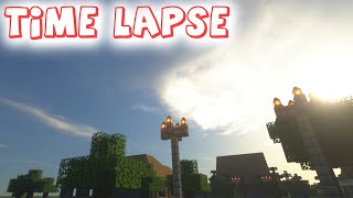 Minecraft - Time Lapse From Morning To Night - Thunderly