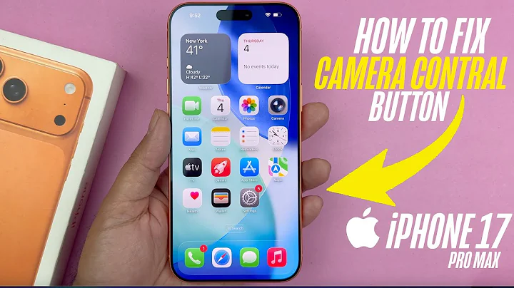 iPhone 17 Pro Max - How To FIX Camera Control Button NOT Working