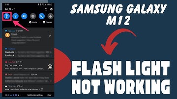 Samsung Galaxy M12 Flashlight not working | How to solve flashlight issues || Flashlight problem