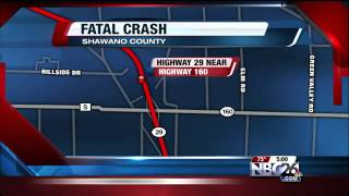 Fatal Hwy. 29 Crash in Shawano County