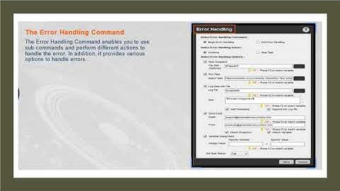 RPA-AA-Error Handling Command Components