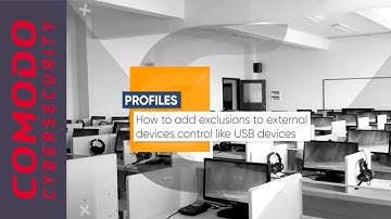 Comodo One | Add exclusions to external devices control like USB devices