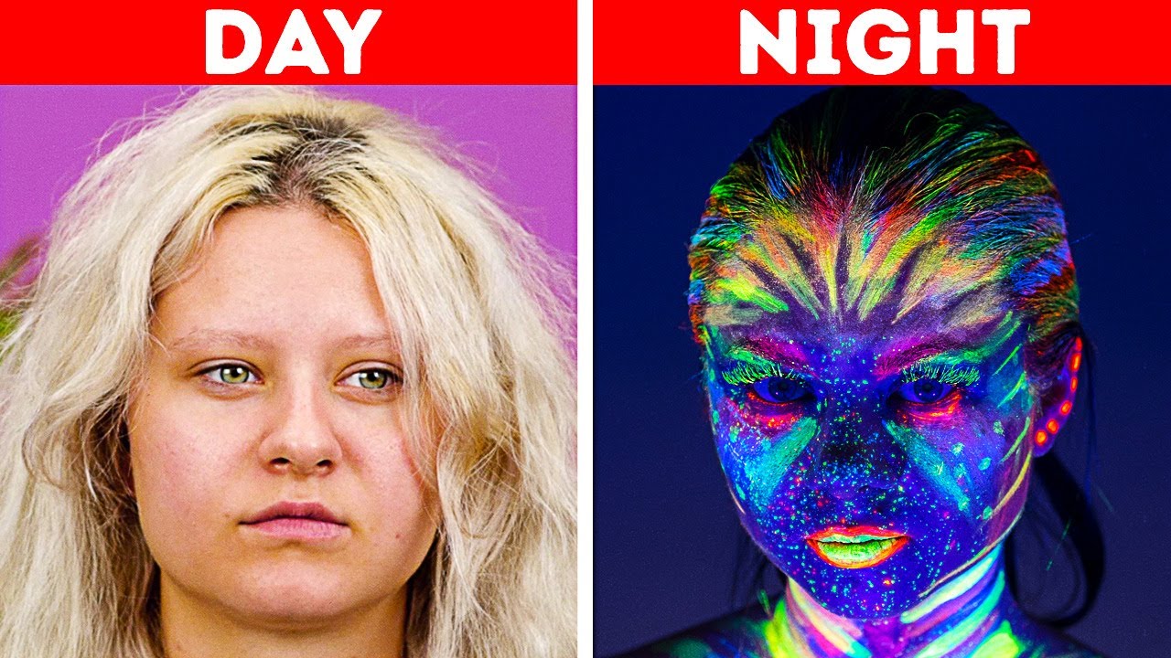 22 DAY VS NIGHT CRAFTS AND HACKS
