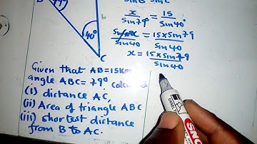 Trigonometry exam question 2018 GCE paper 2 Part 1