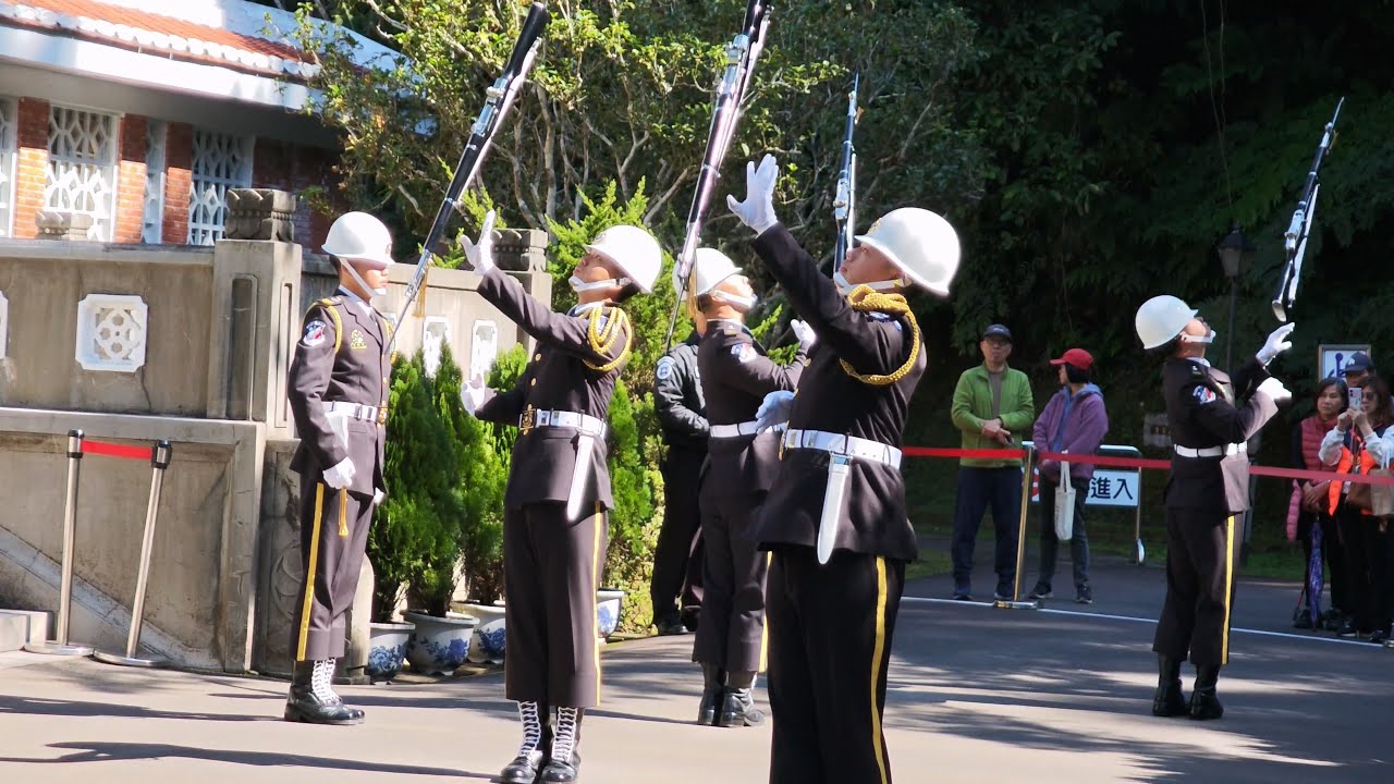 20260129慈湖陵寢(Cihu Mausoleum)海軍儀隊交接(Changing of the Guard)
