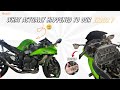 MANA ZX10R 🥲CLUCTH PUSH ROD VIRIGIPOINDHI😱#telugu #kawasaki10r #telugumotovlogger