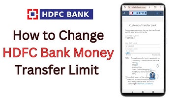 HDFC Bank Money Transfer Limit Change || how to change hdfc netbanking TPT Limit. #hdfcbank