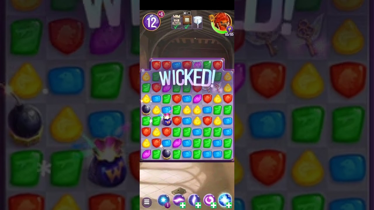 Harry Potter: Puzzles & Spells level 2017 no boosters