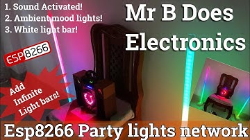 DIY Sound Activated Lights with White light mode and Ambient mood lighting