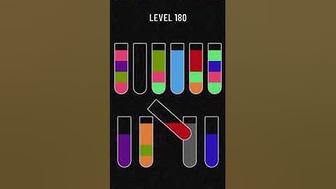Water Sort Puzzle level 180