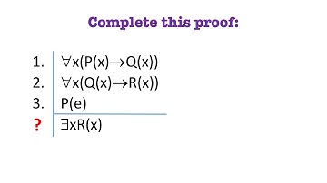 LCA Video 80 FOL Formal Proofs 2 Easy Rules