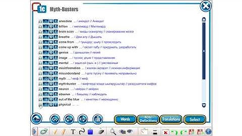 New words Grade 10 1C