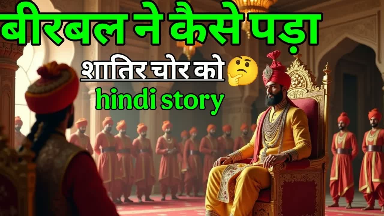 बीरबल ने कैसे पड़ा शातिर चोर को ｜  akbar birbal ki kahani ｜  majedar story ｜ hindi kahani｜kahaniya.