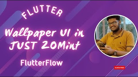 Flutterflow Wallpaper App UI in just 20 minutes| This was unexpected #flutter #flutterflow