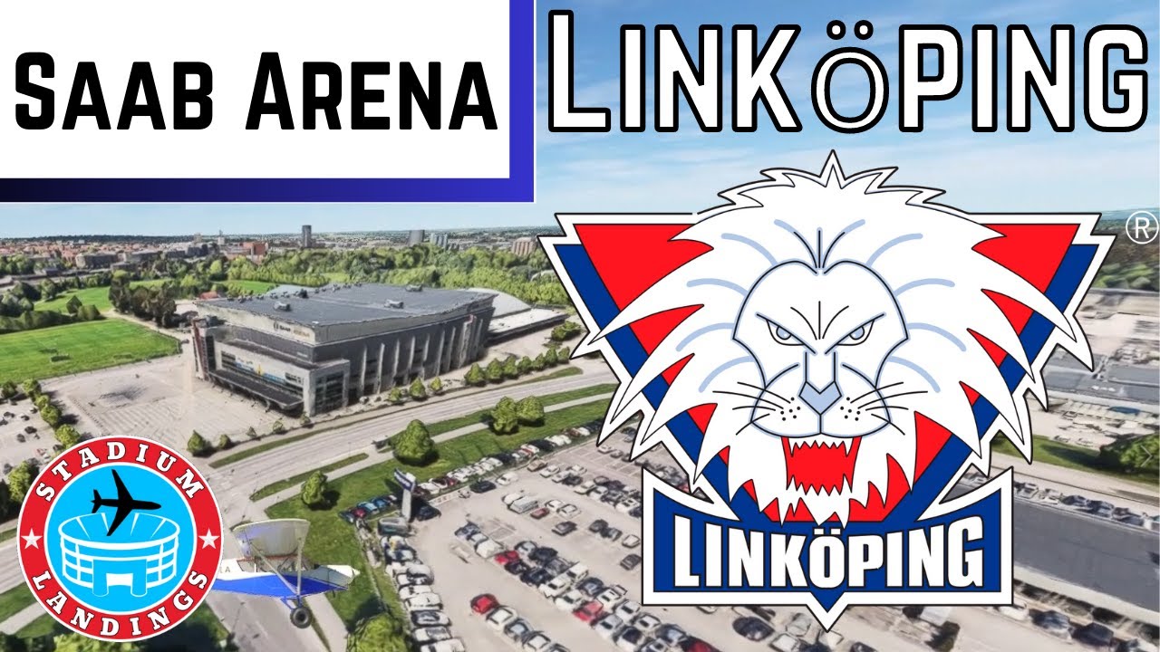 Saab Arena - Microsoft Flight Simulator STADIUM LANDING!