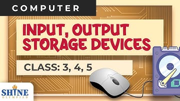 How Computers Work: Input, Output and Storage Devices, Computer Class 3,4,5