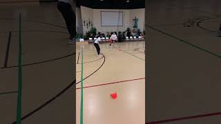 Work on your handles and passing with this drill. Shovel pass.